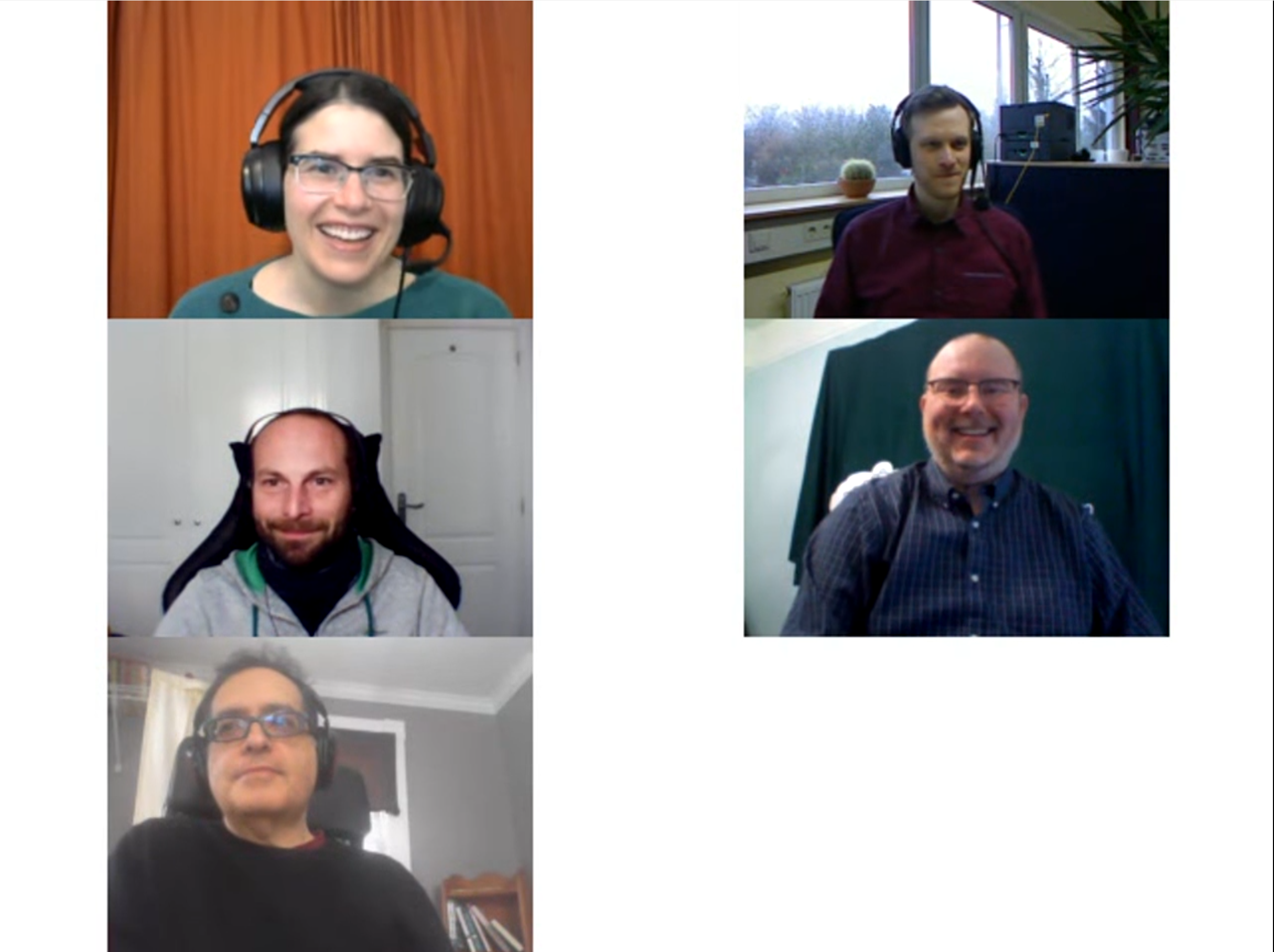 Still image from the online Organizers Panel at the FOSDEM Legal and Policy DevRoom in 2021